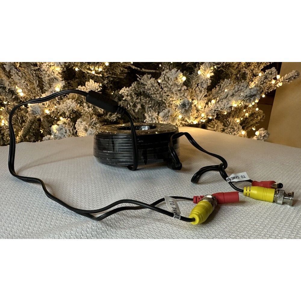 OEM 60' BNC Connector24 BLACK Cabl  for HD Analog Security Camera brand new